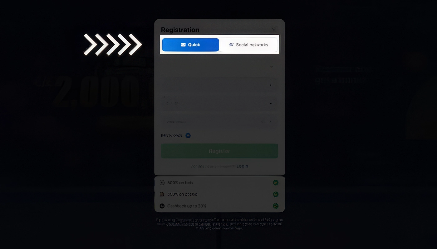 Choose a registration method