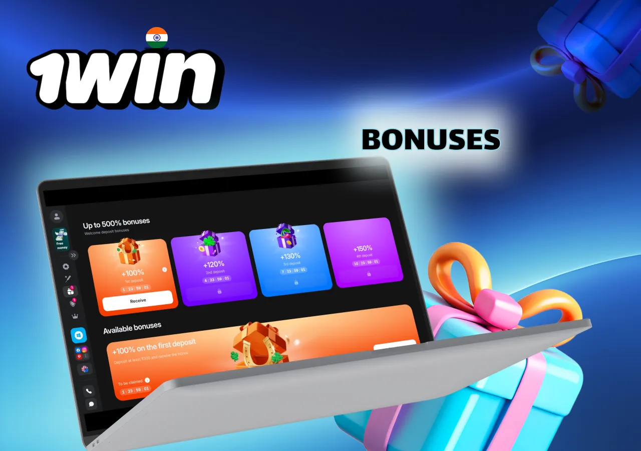 1Win Bonuses and Promotions for Players From India